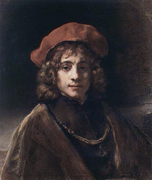 REMBRANDT Harmenszoon van Rijn Portrait of Titus oil painting picture